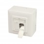 Logilink | NP0006A Wall Outlet | Pure White | Metal die-cast housing with strain relief - 2